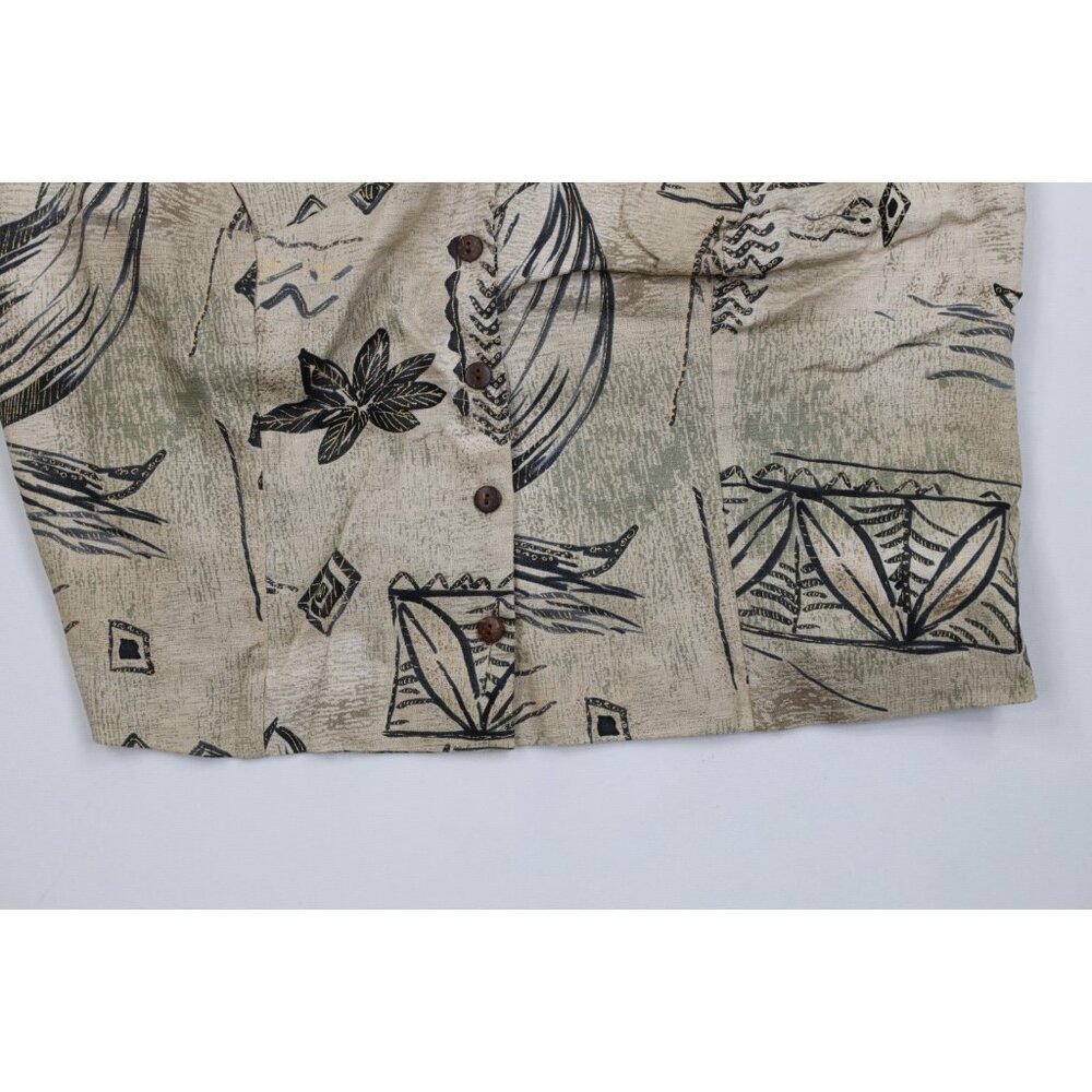 Deadstock Vtg 90s Hilo Hattie Womens XL 2 Piece Hawaiian Skort Halter Top USA - Picture 4 of 16